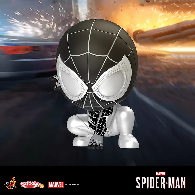 In Stock 100% Original HotToys COSBABY SPIDER MAN Spider Man Homecoming Movie Character Model Collection Artwork Q Version