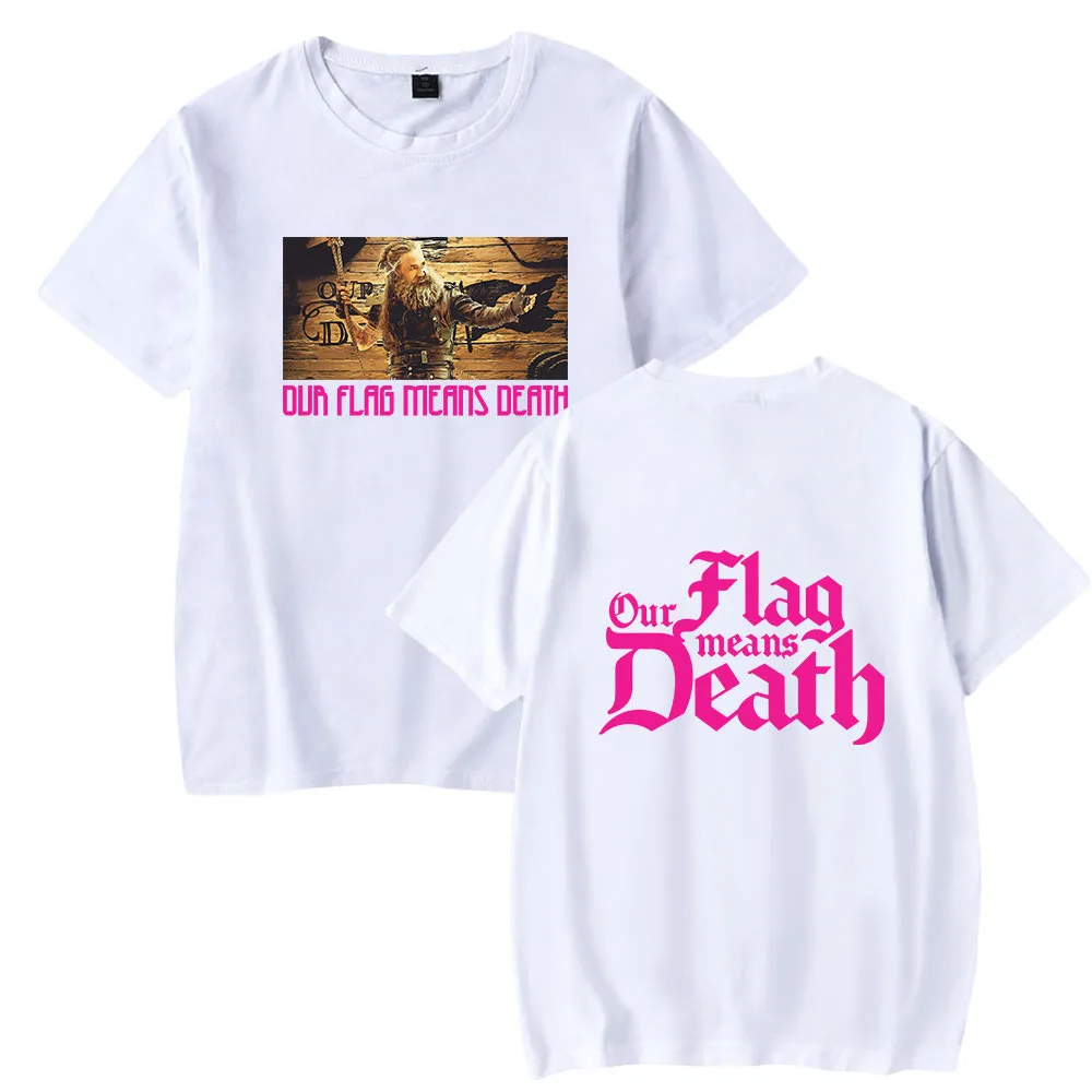 

2026 Our Flag Means Death Tshirt American Tv Series Crewneck Short Sleeve Women Men T-shirt Casual Style Summer T-shirt