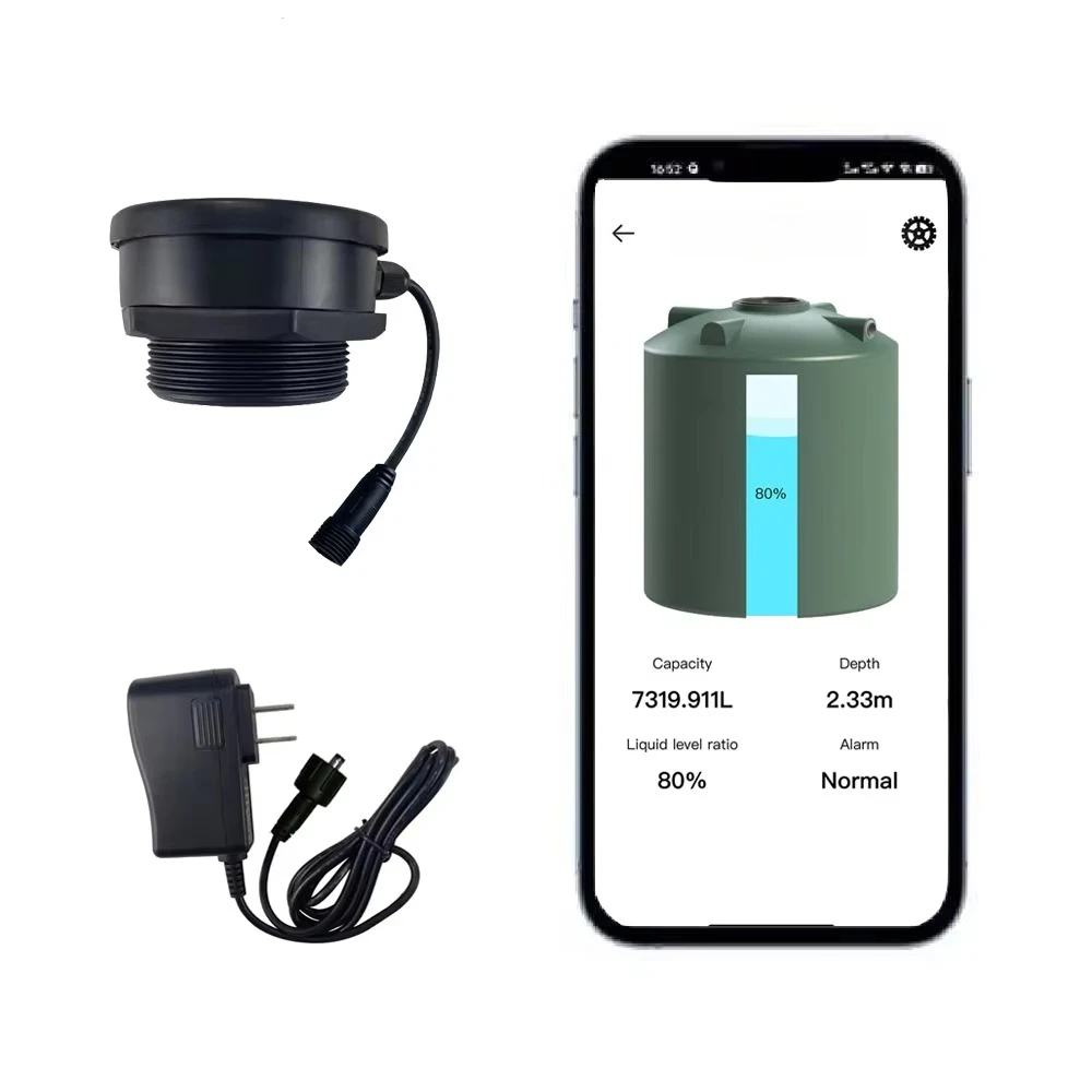 Liquid Level Measuring Instrument, 3m Water Level Monitor, API Ultrasonic Liquid Level Sensor