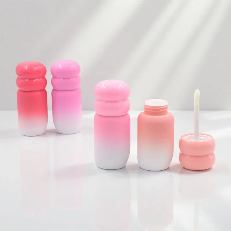 1/3 pièces 4ml rechargeable vide dégradé brillant à lèvres Tubes cosmétique baume à lèvres bouteille mignonne en vrac bricolage liquide rouge à lèvres brillant à lèvres Tube