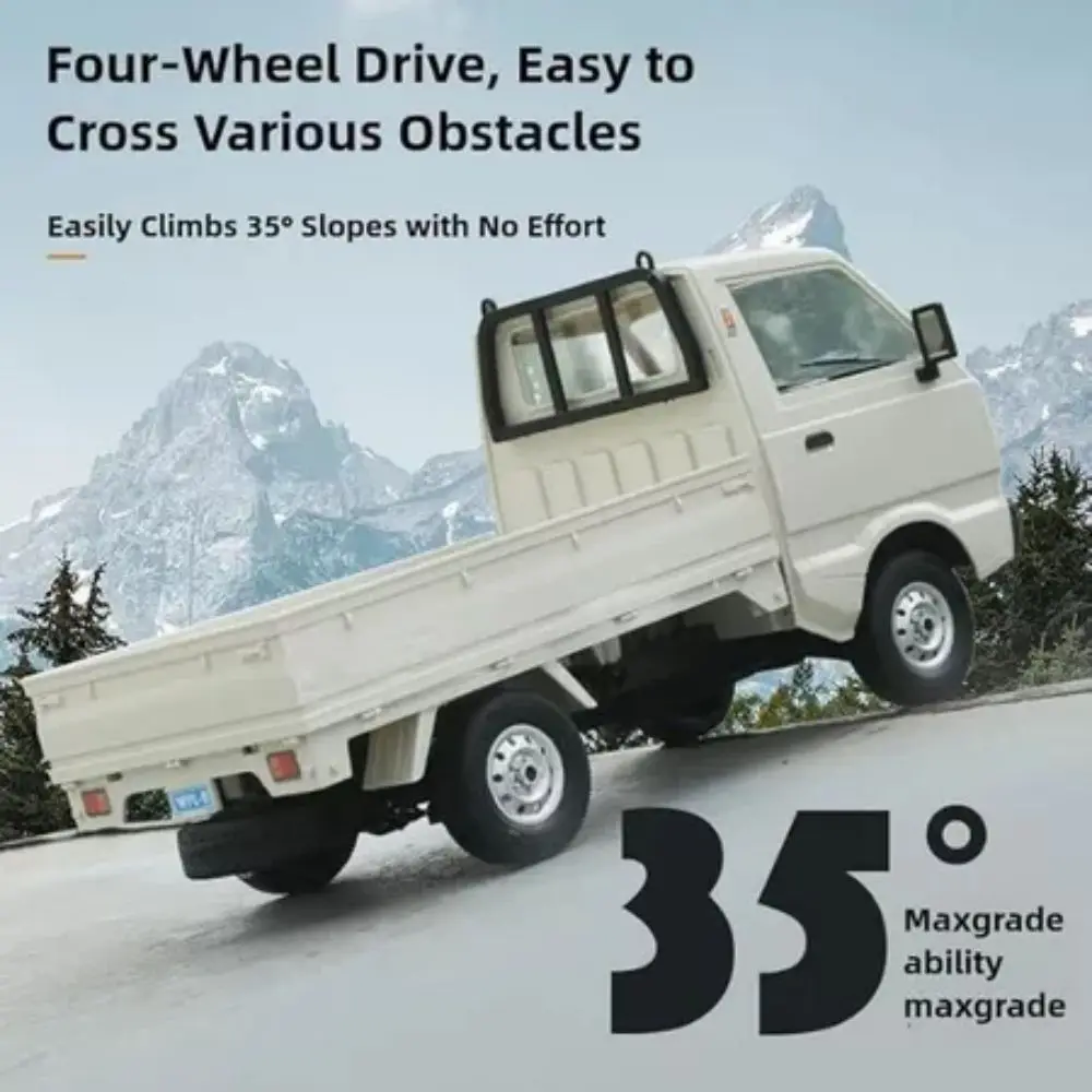 1:10 camion télécommandé 2.4GHz avec boîte de chargement Van télécommandé tout-Terrain Micro camion télécommande voiture jouet jeu intérieur