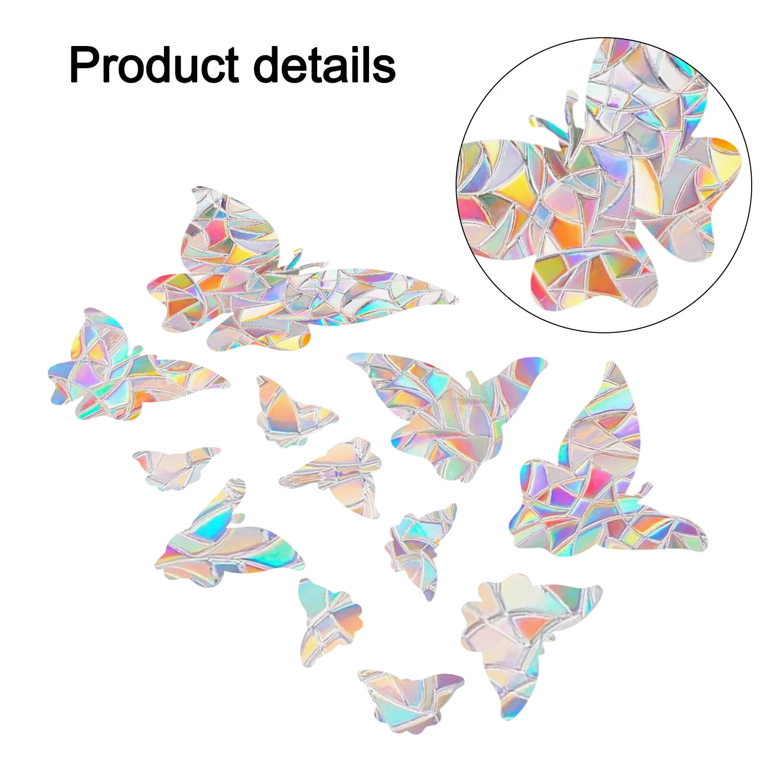 Brightening Room Bird Protection Anti-Collision Decal Bird Safety Stickers Decorative Touch Effortless Sticking