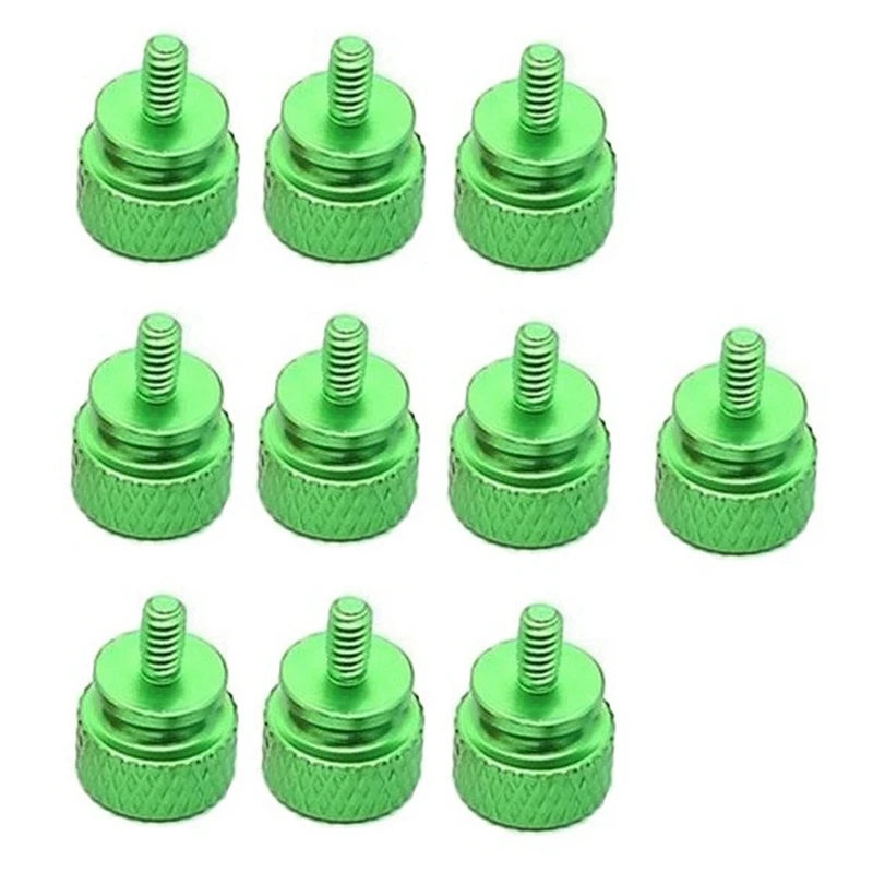 HOT-10Pcs/Lot UNC6 -32 M3.5 Hand Screw For GPU Holder PSU Computer Case Side Panel Screws PC Assemble Watercooling