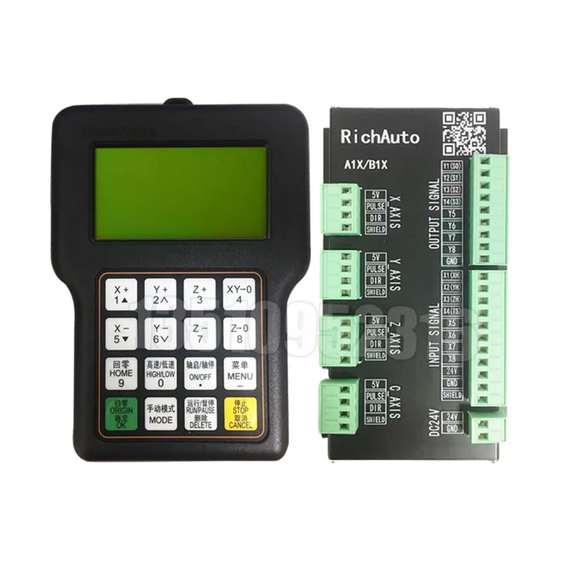 Richauto A15 3axis Dsp Controller Cylinder Multi-head Control System A15s A15e A15c English Version Engraving Machine Handle