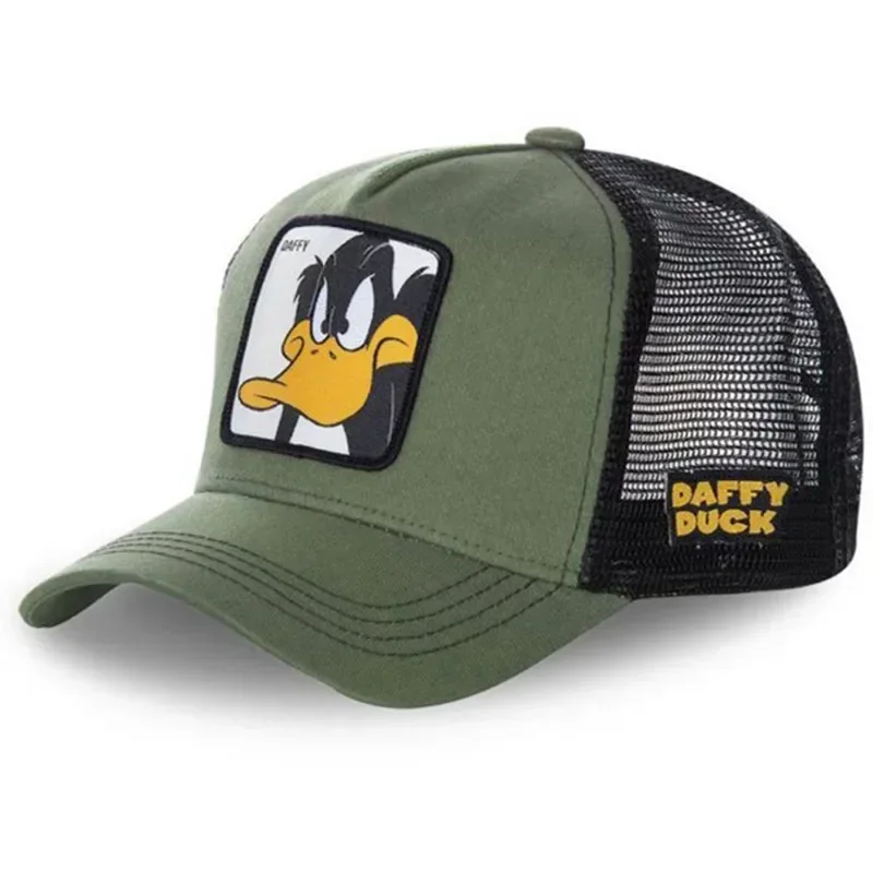 Heißer Verkauf Unisex Anime Cartoon Kappe Hohe Qualität Patch Ziehen Baseball Kappe Männer Trucker Hut