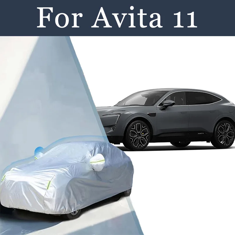 

For Avita 11 Car Cover Waterproof Dustproof Car Cover UV Protective Car Cover Exterior Snow Protection Covers Car Accessories