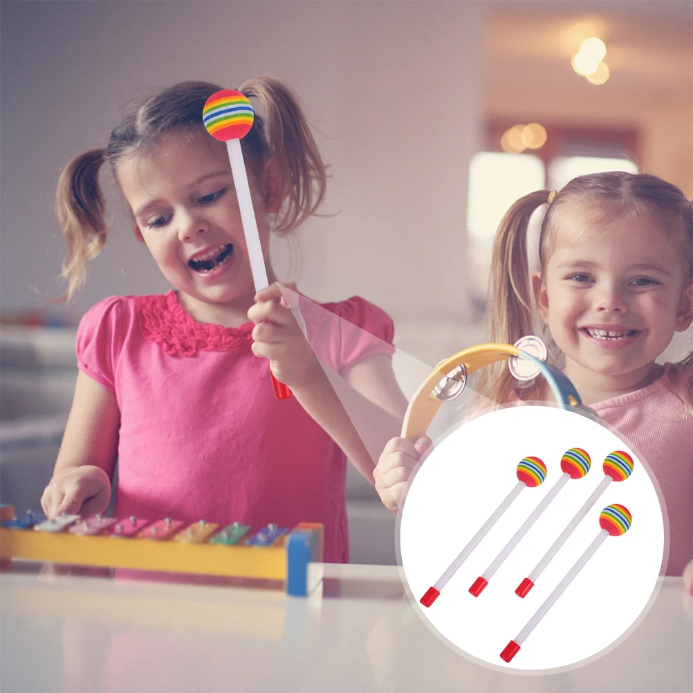 

10Pcs Portable Drumsticks Construction Creative Fun Beginner Professional Practice Mallets