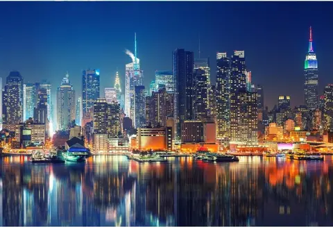 120/300/500/1000 Piece New York City Skyline Jigsaw Puzzle for Adult Landscape Puzzle Educationa Toy Challenging Game Nights Fun