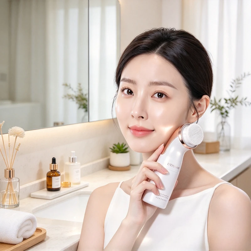 Gentle Amino Acid Facial Cleanser Brush Style Face Wash for Daily Makeup Removal Oil Care Pore Cleansing Skin Routine 클렌징