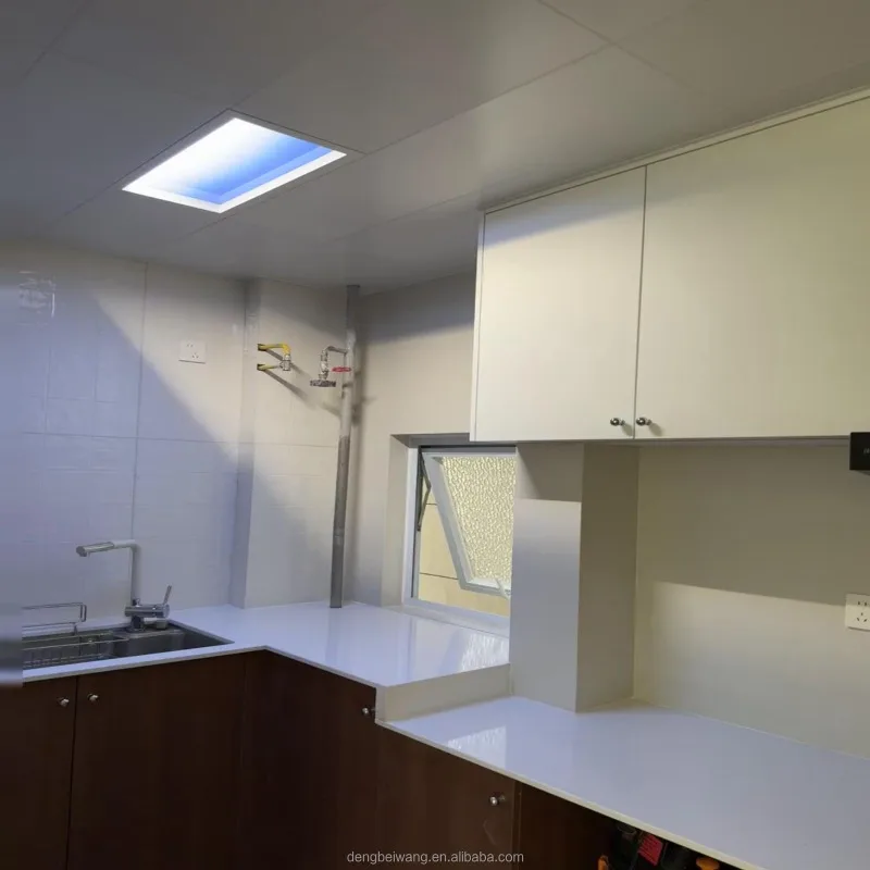 Daylight Smart Sunlight Adjustable Transparent Panel Home Design Ecosystem Ceiling Installation Artificial Blue Sky Skylight
