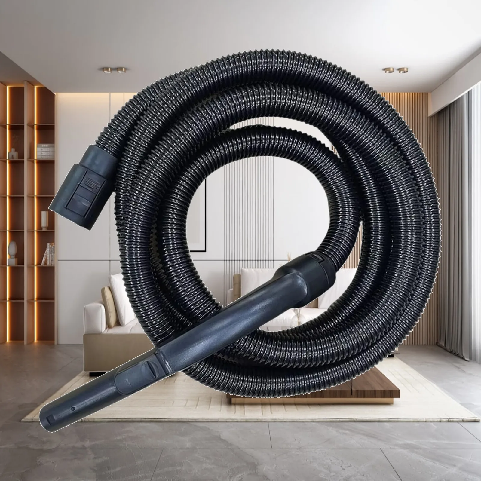 Flexible Vacuum Cleaner Hose Replacement with Double Swivel Connectors for Hard to Reach Areas Cleaning Home Tools