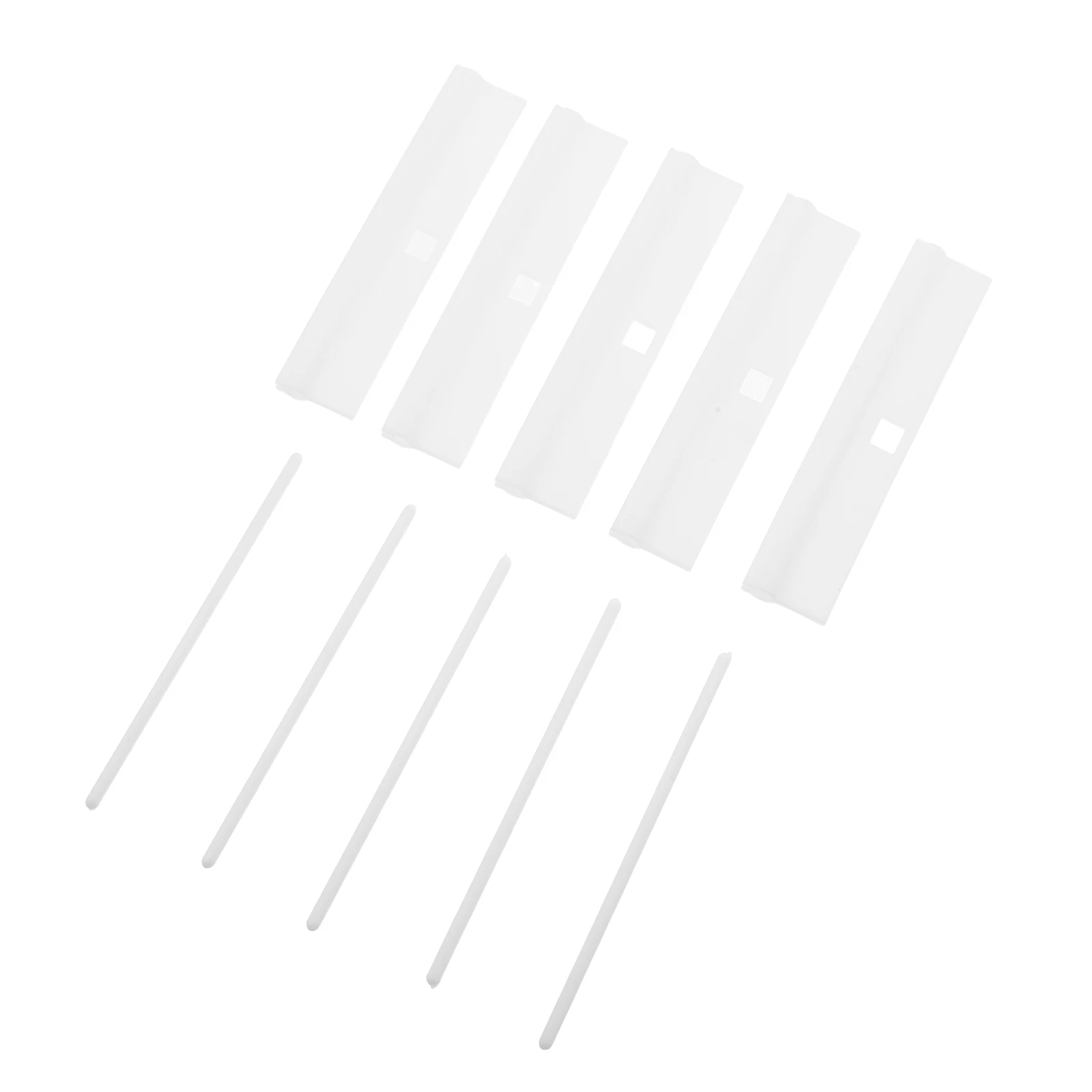 

20 Pcs Vertical Blind Replacement PVC Hanging Curtain Piece Blinds Accessories Repair Kit for Window Slats Fixing Holder