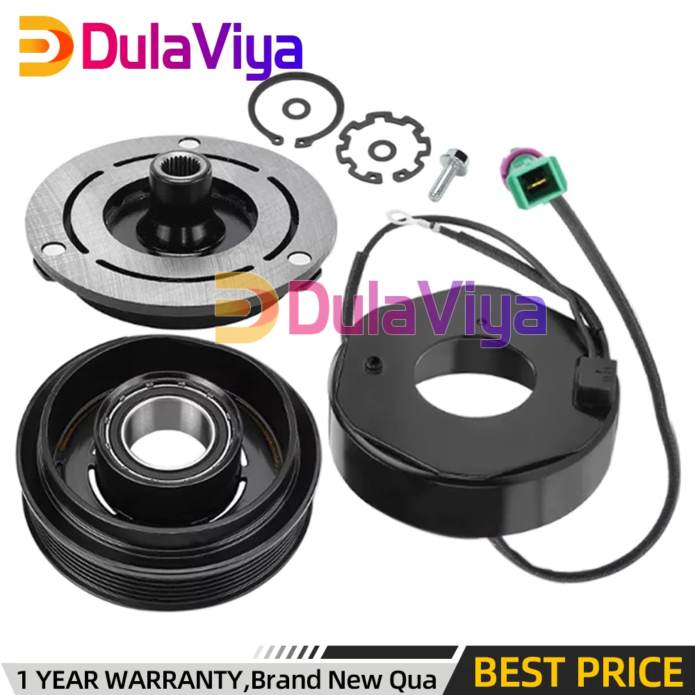 

AC Compressor Clutch Kits For Audi A4 A6 Quattro Porsche Cayman Volkswagen Passat 4B3260805 4D0260805B Air Conditioning System