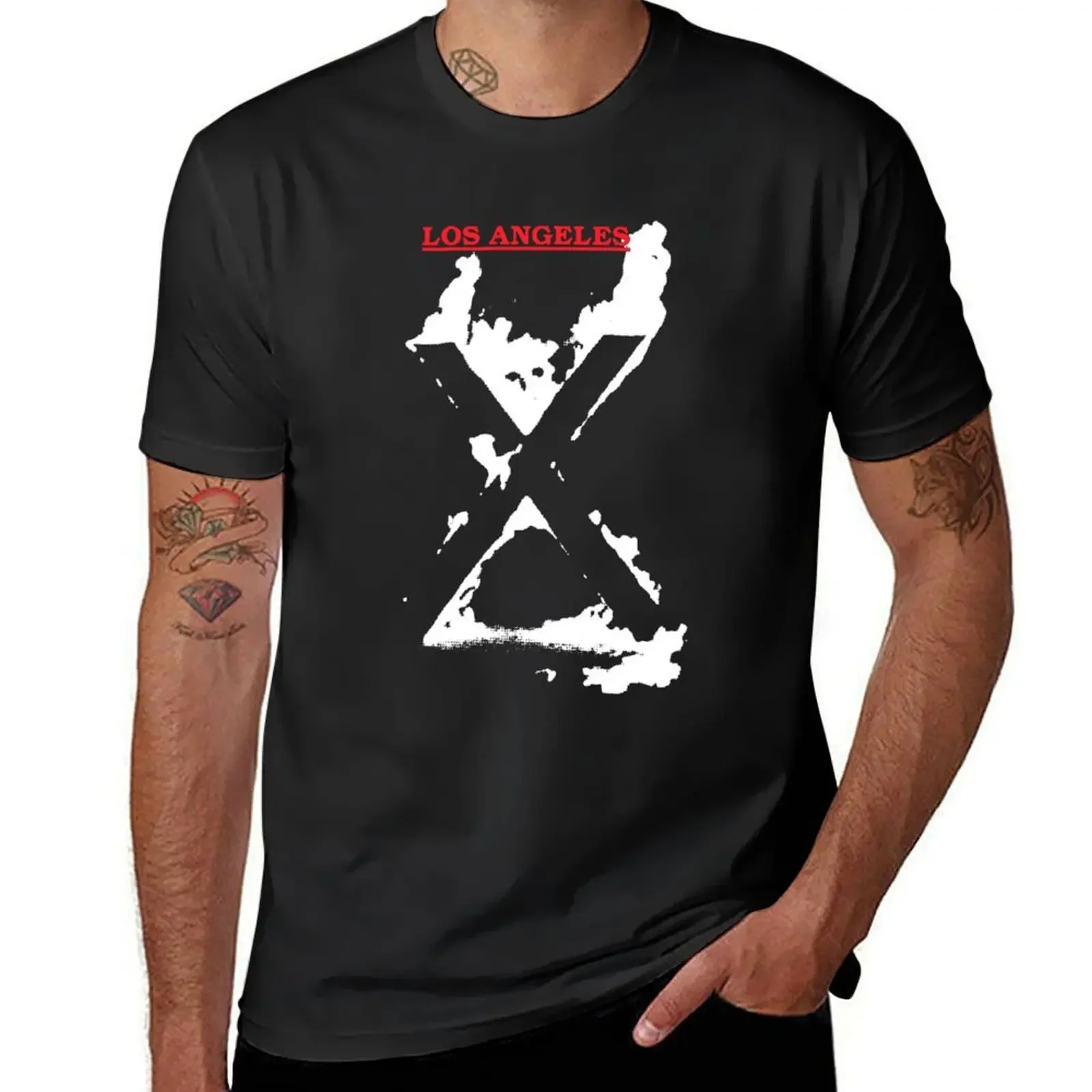 

X - Los Angeles - Punk - Hardcore T-Shirt graphics plus size clothes shirts graphic tee mens designer t shirt