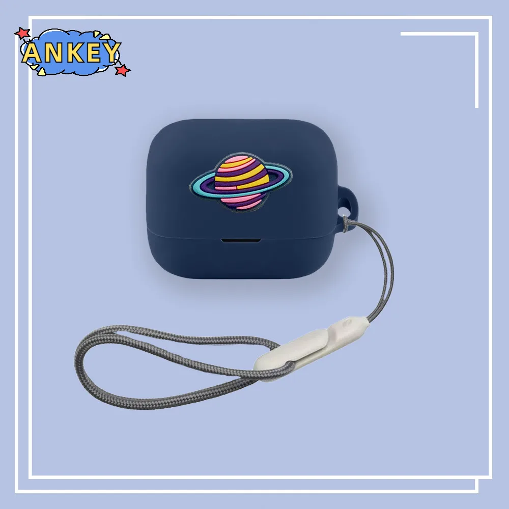 ل EarFun Air Pro 4 + حافظة واقية سماعات الأذن غطاء ناعم Air Pro 4 Plus قذائف كم حبل اليد حزام الملحقات