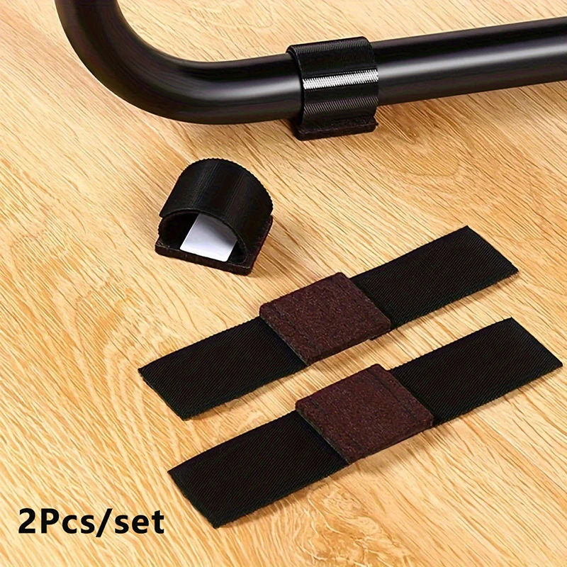 Office Chair Leg Felt Pads Covers Non-Slip Hook Loop Fasteners For Chairs U-shaped Iron Pipe Table Foot Holder Protection Cover