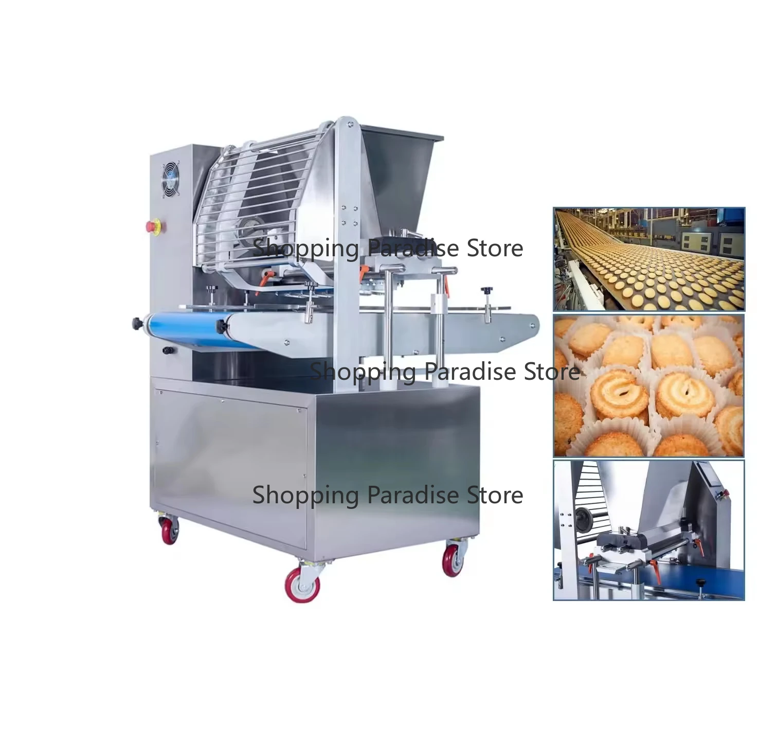 Automatic Commercial Biscuit Production Machine Cookie Depositor Fortune Maker Small Baking Equipment Forming Machine