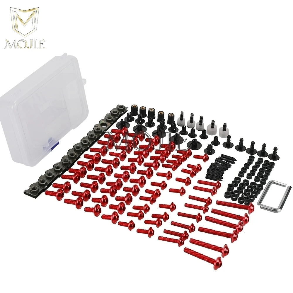 Moto Bodywork Screws Fairing Bolts Nuts Kits For DUCATI 998 998B 998S 998R 999 999S 999R 1098 1098R 1098S 1098Tricolor SS 1000