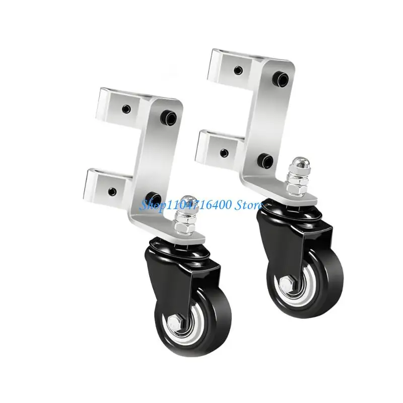 y1gd Pack of Even Rolling Front Wheel Casters Specifically Developed for Toolboxes Smooth Motion in Workshops