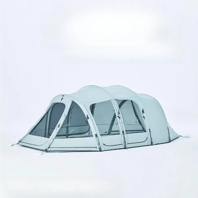 tunnel tent multi-person marquee camping advanced equipment blue