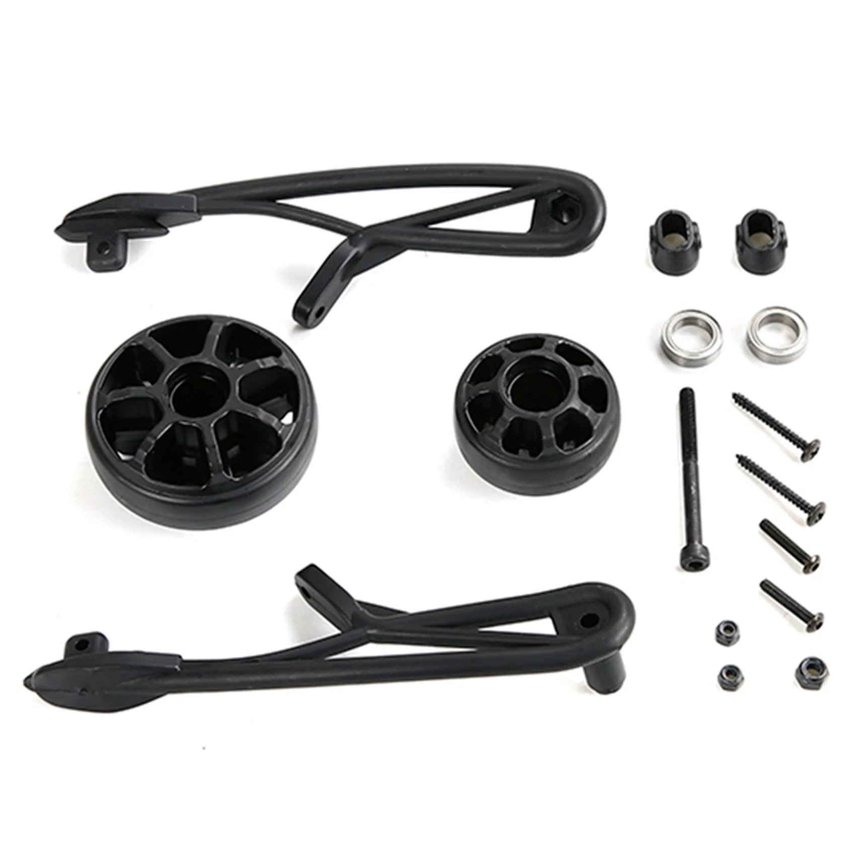 FBIL-4Pc 8MM Schokdemper Toren Vormige Balg Demping Stofkap Kit Voor 1/5 Hpi Baha Km Baja & 1Set Achterstaart Katrol Kit