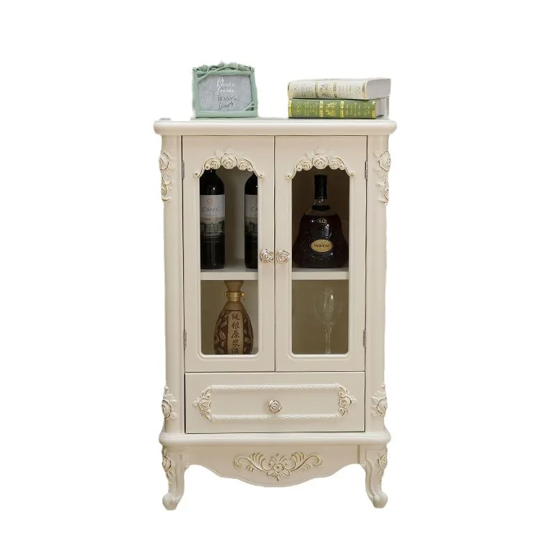 

Small wine cabinet, solid wood, dining side, cabinet living room, entrance cabinet storage, storage, modern