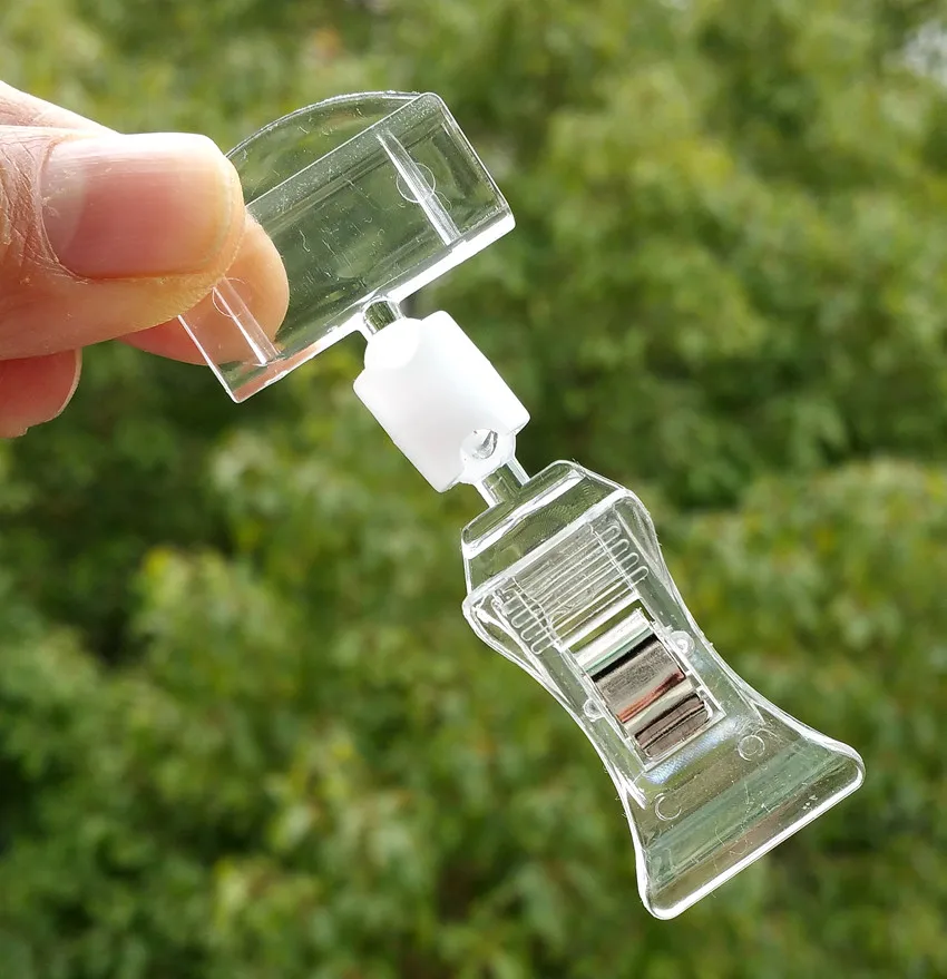 50pcs-clear-pop-small-clips-holders-merchandise-plastic-sign-paper-card-display-price-label-promotion-retail