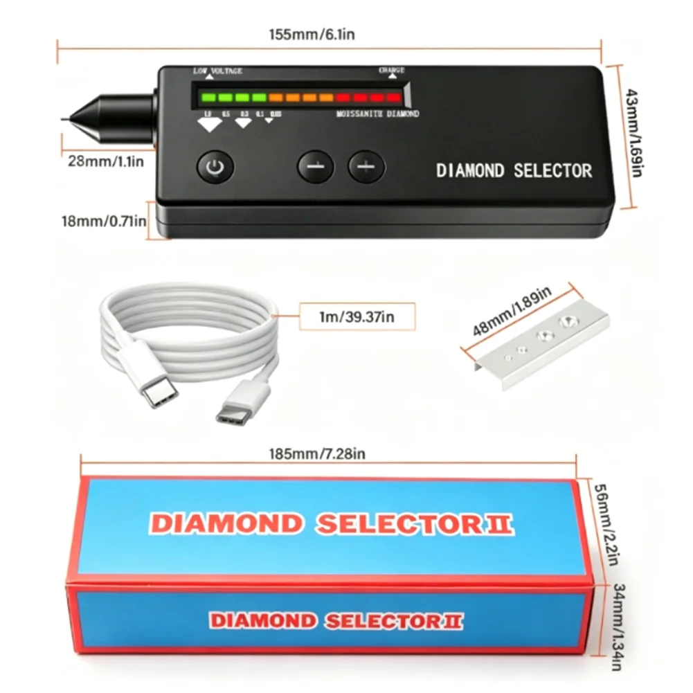 For UV Testing Pen with 365nm Light and Thermal Sensor for Detecting Fluorescence and Thermal Conductivity Differences view 4