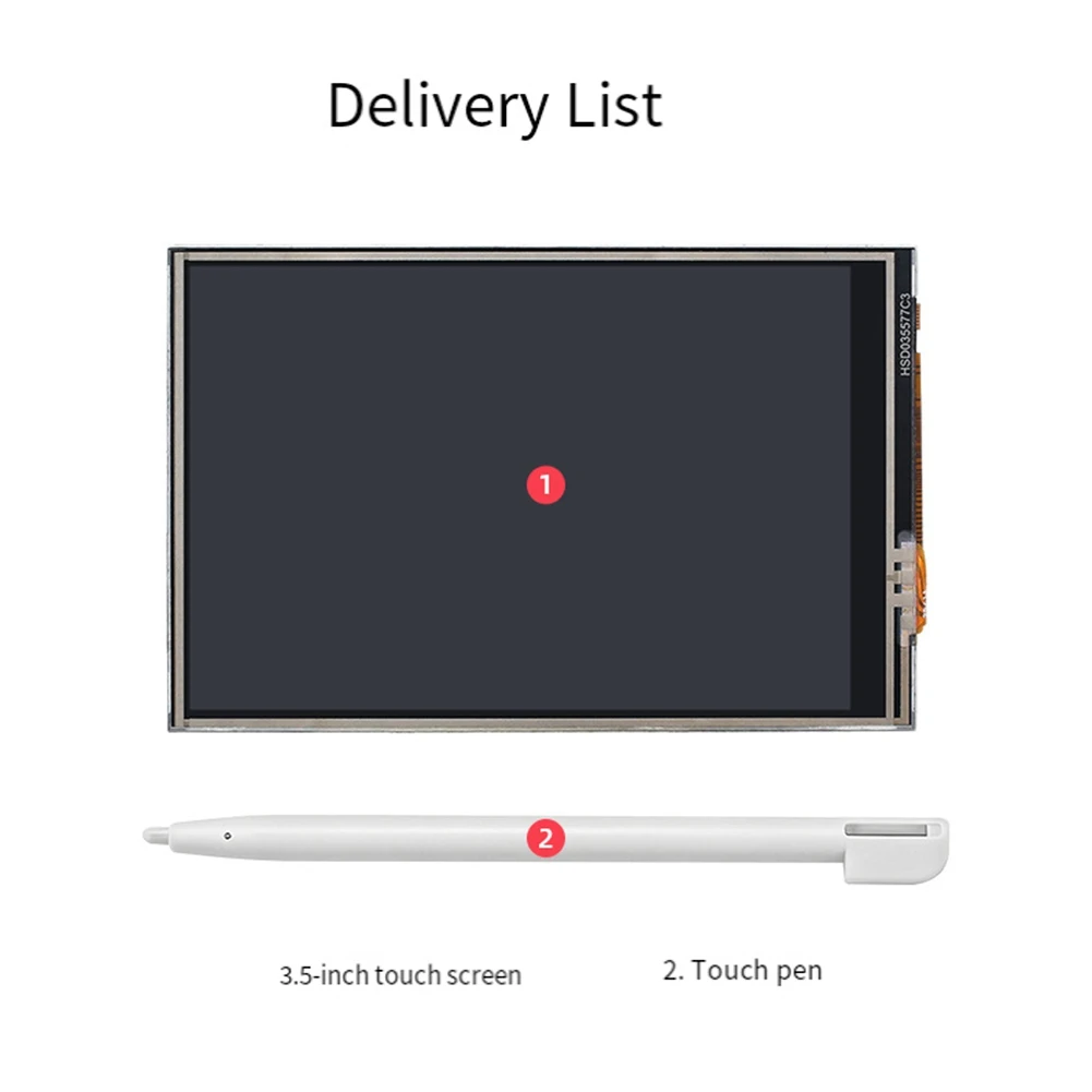 3.5 Inch Touch Screen for 5 480x320 TFT LCD SPI Interface 50 FPS TFT Display Module for RPi 4B 3B+ 3B Zero