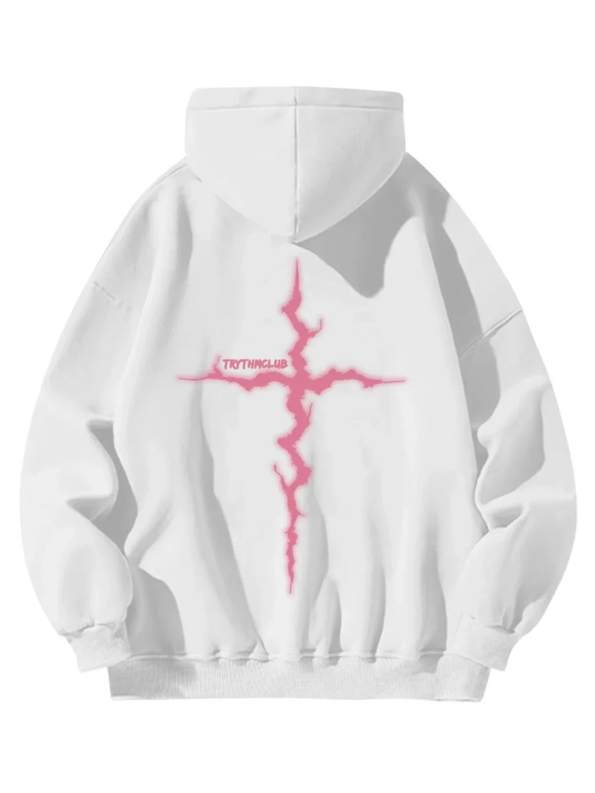 الاتجاه الأمريكي فلاش طباعة مقنعين البلوز Men_women الخريف الشتاء الرياضة اليومية الشارع عادية فضفاض تنوعا بأكمام طويلة