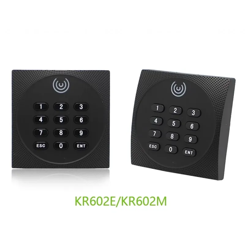 Waterproof Wiegand password card swiping 13.56MHz and 125KHZ frequency Mifare or EM access control card swiping reader