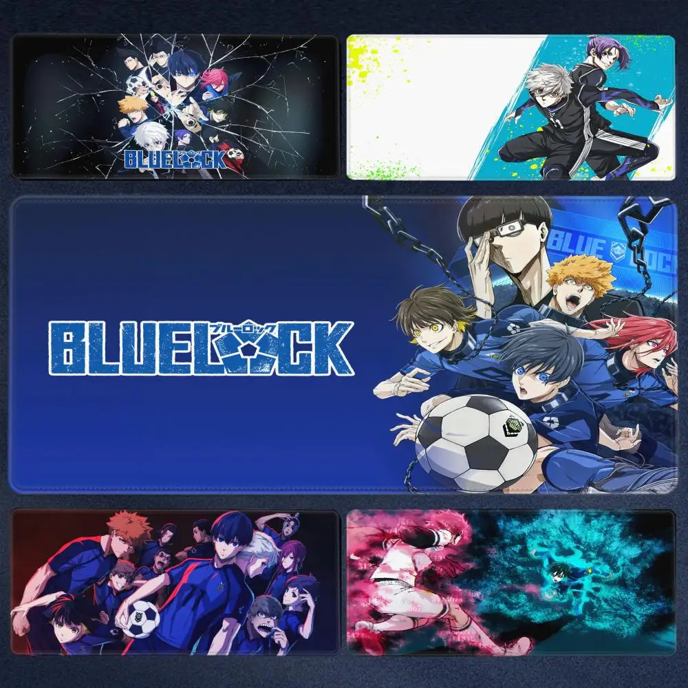 

Anime Blue Lock Large Mouse Pad Non-Slip Gaming XXL Office Gamer Keyboard Extend Desk Mat Rin Itoshi Laptop Rubber Soft Mousepad