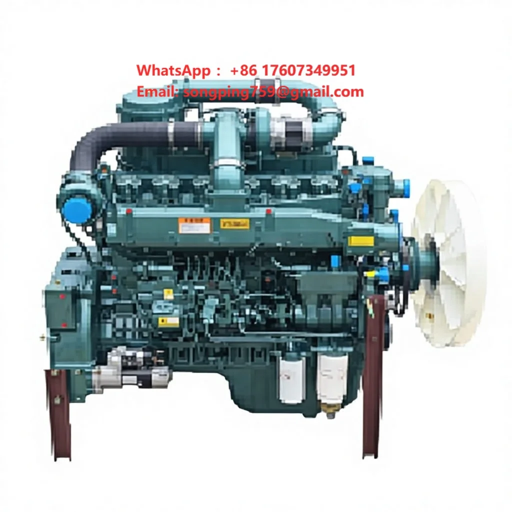 New Chinese Turbocharged Diesel Truck Engine Assembly Complete Truck Engine Units Auto Engine Spare Parts
