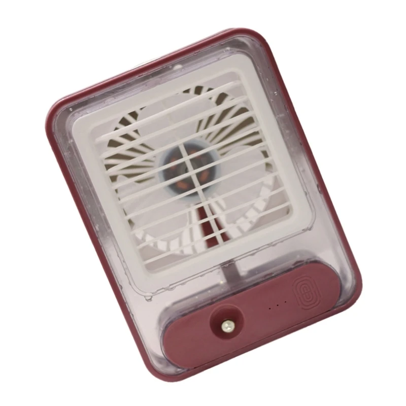 Desktop-Ventilator mit Nachtlicht, Haushaltsspray, Kühlanlagen