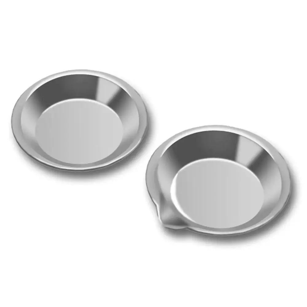6pcs Durable Stainless Steel Color Palette Corrosion-resistant DIY Coloring Tool Watercolors Paint Mixing Cup Color Mixer