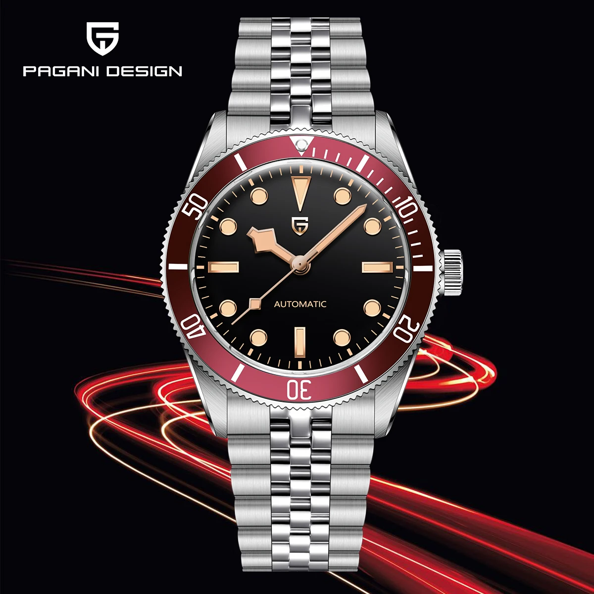 

2026 New PAGANI DESIGN Men's Watches Top Luxury NH35 Mechanical Automatic Watch For Man AR Sapphire Mirror Luminous Men Gift