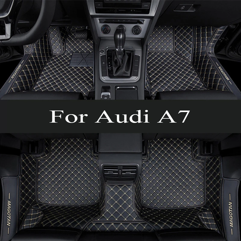 

Car Floor Mats For Audi A7 2012 2013 2014 2015 2016 2017 2018 Auto Foot Pads Automobile Carpet Cover Interior trunk mat