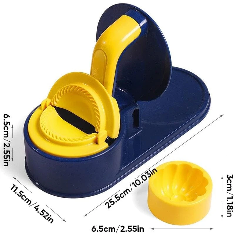 3 In 1 Kitchen Dumpling Mold Pressing Machine Manual Dough Presser Dumpling Wrappers Press Wrapper Manual DIY Dumpling Skin