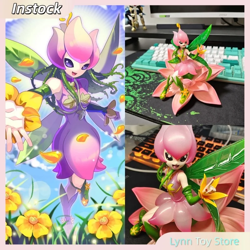 

Новый 17 см Digimon Adventure аниме фигурка Lilimon фигурки милая коллекционная модель украшение для рабочего стола игрушки для детей подарки на день рождения