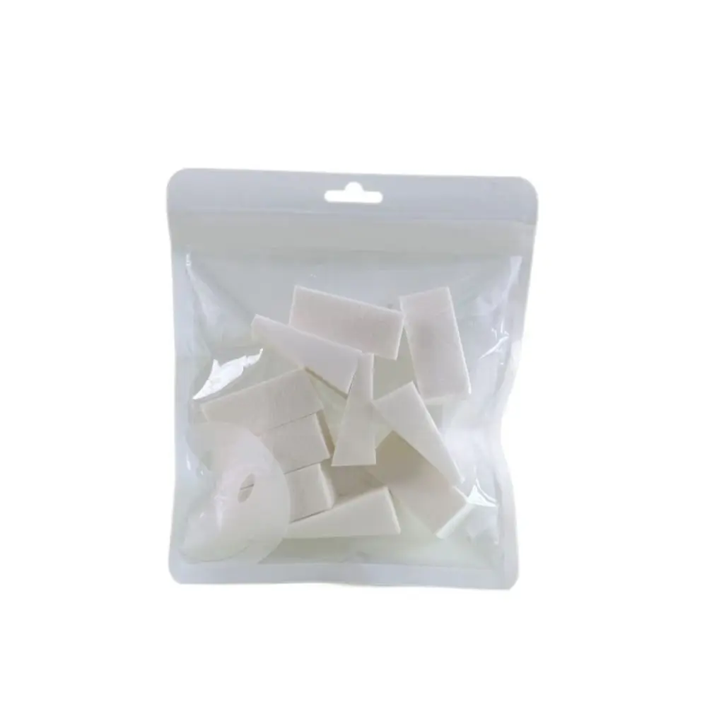 Esponja de maquiagem triangular macia, seca e molhada, pó suave, base líquida, mistura de esponja, sopro cosmético