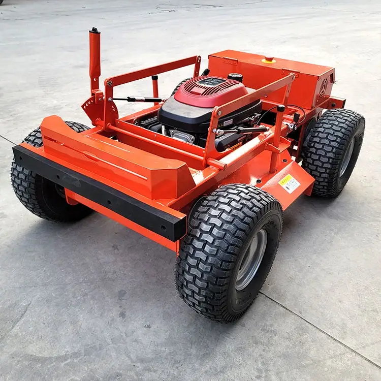 Grass Cutting Mower Four Wheel Drive Remote Control Lawn Mower Robot Parts Price