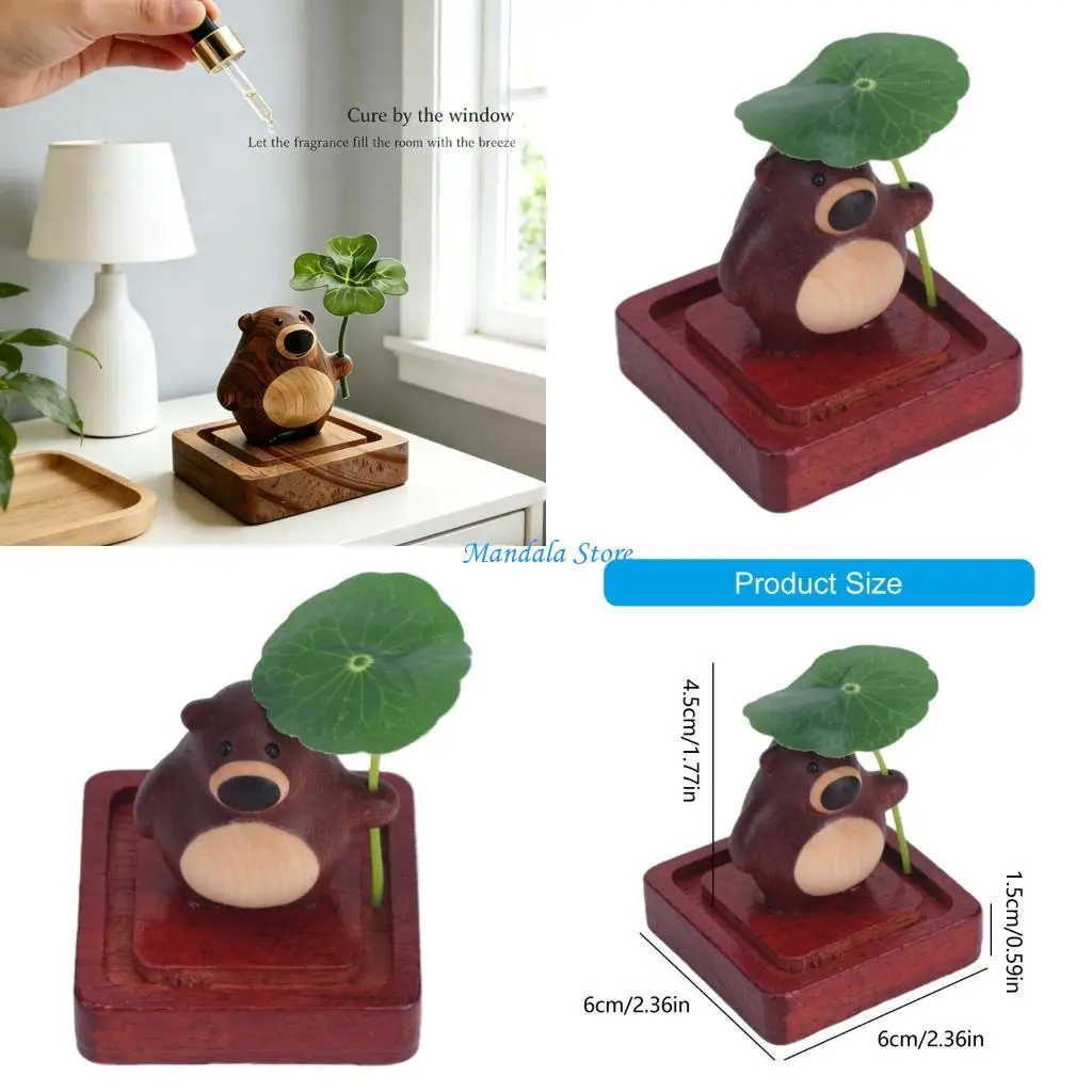 U2JC Wooden Essential Oil Diffuser,Aromatherapys Diffuser for Home,Office,Car Yogas