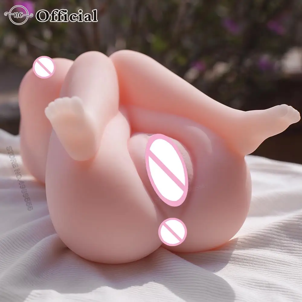 Male Masturbator Sex Toys Rubber Artificial Vagina for Men 2 In 1 Realistic Pocket Pussy and Anal Holes Adult Masturbation Goods