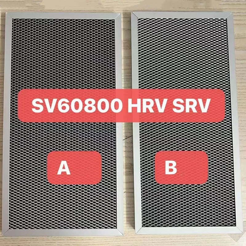 BABZ SV60800 Ventilator Filter for Broan HRV150S HRV190S - Replacement HRV SRV Filter Kit 2 Pack for Home Ventilation