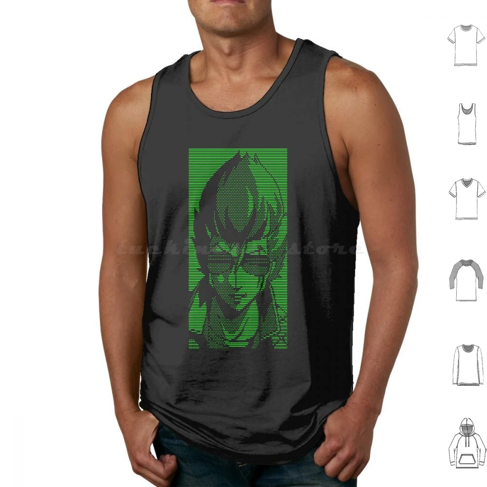 

Ex01-Pixel Travis Tank Tops Print Cotton No More Heroes Nomoreheroes No More Heroes Nmh Wii Suda Suda 51 51 E3 2019