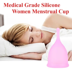 1pc Menstruation tasse Hygiener Zeitraum für Frauen Menstruation tassen Silikon Menstruation tasse Anti-Lateral-Leckage Menstruation stassen