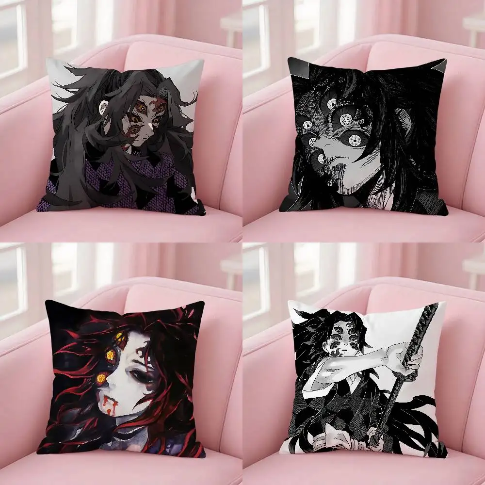 

Cute K-kokushibo O-official Art Pillow Case Throw Pillow Cover Nordic Vintage Style Cushion Covers Home Living Room Sofa Couch