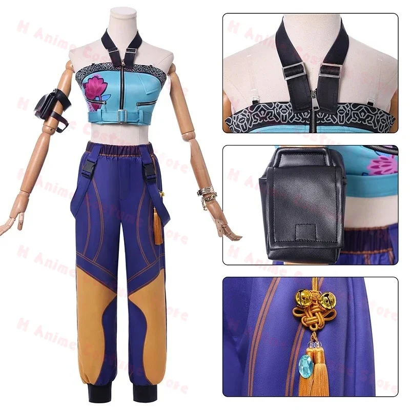 

KPop Zoey Cosplay Costume Wig Women Girls Halloween Carnival Comic-con Party Role Playing Outfits New 2025