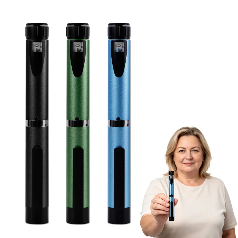 Insulin Injection Pen for V2, Reusable Peptide Pen Injector Adjustable Dose Dial, Injection Pens Compatible with 3ml Cartridges