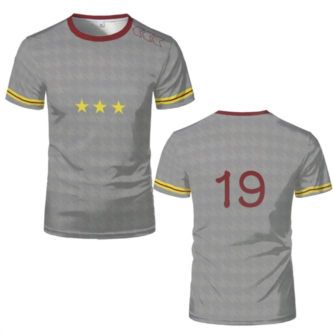 Kaus Bulu Tangkis Sepak Bola Kaus Olahraga Lari Kaus Pria Cepat Kering Musim Panas Cetak 3d Kaus Pakaian Anak-anak Y2k Wanita